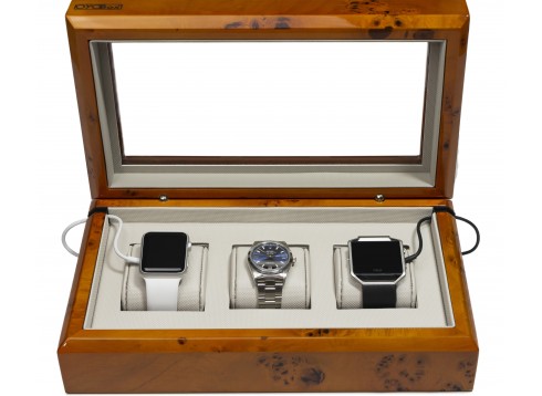 Burl Smart-Watch Box