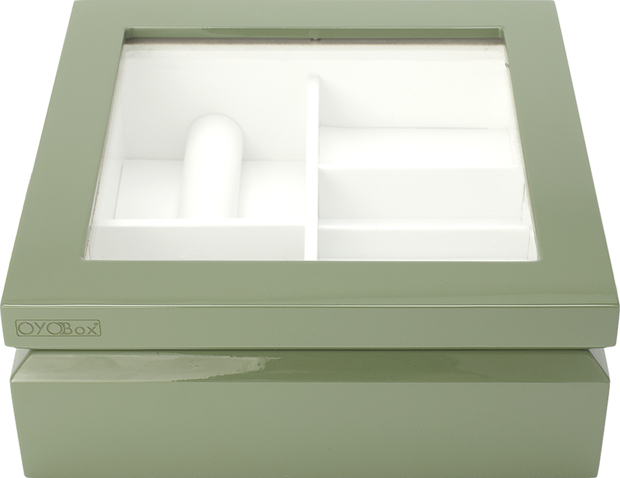 Shop Luxury Green Jewelry Storage Box OYOBox